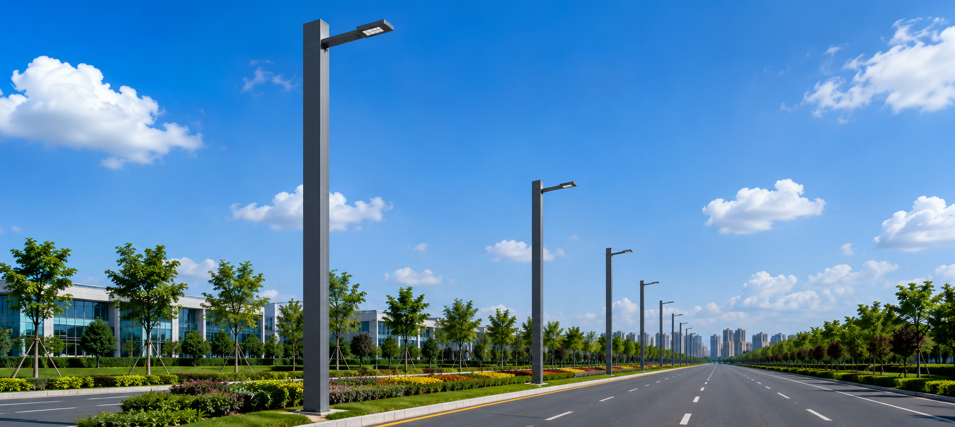 Square Pole Manufacturer | Phoebus Lighting