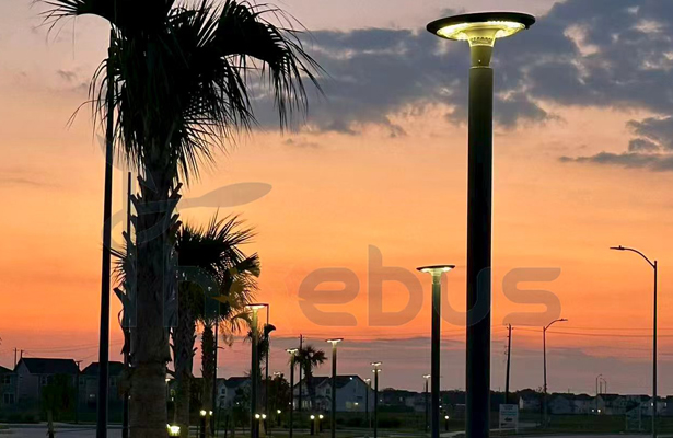 Integrated Solar Garden Light Project in the US