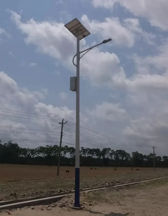Split Solar Street Light Project Description
