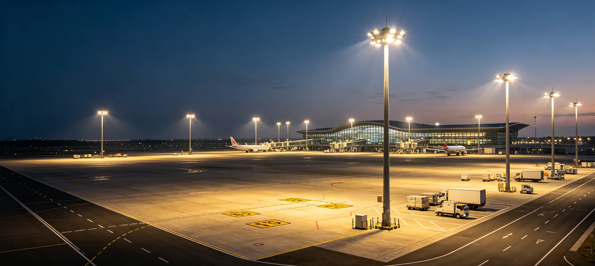 Airport Lighting System | Street Light & Light Pole
