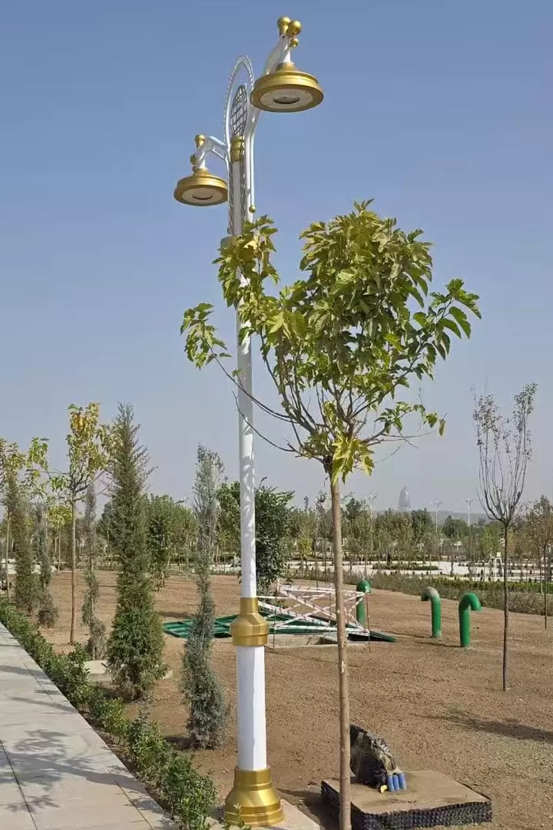 decorative light poles in Turkmenistan