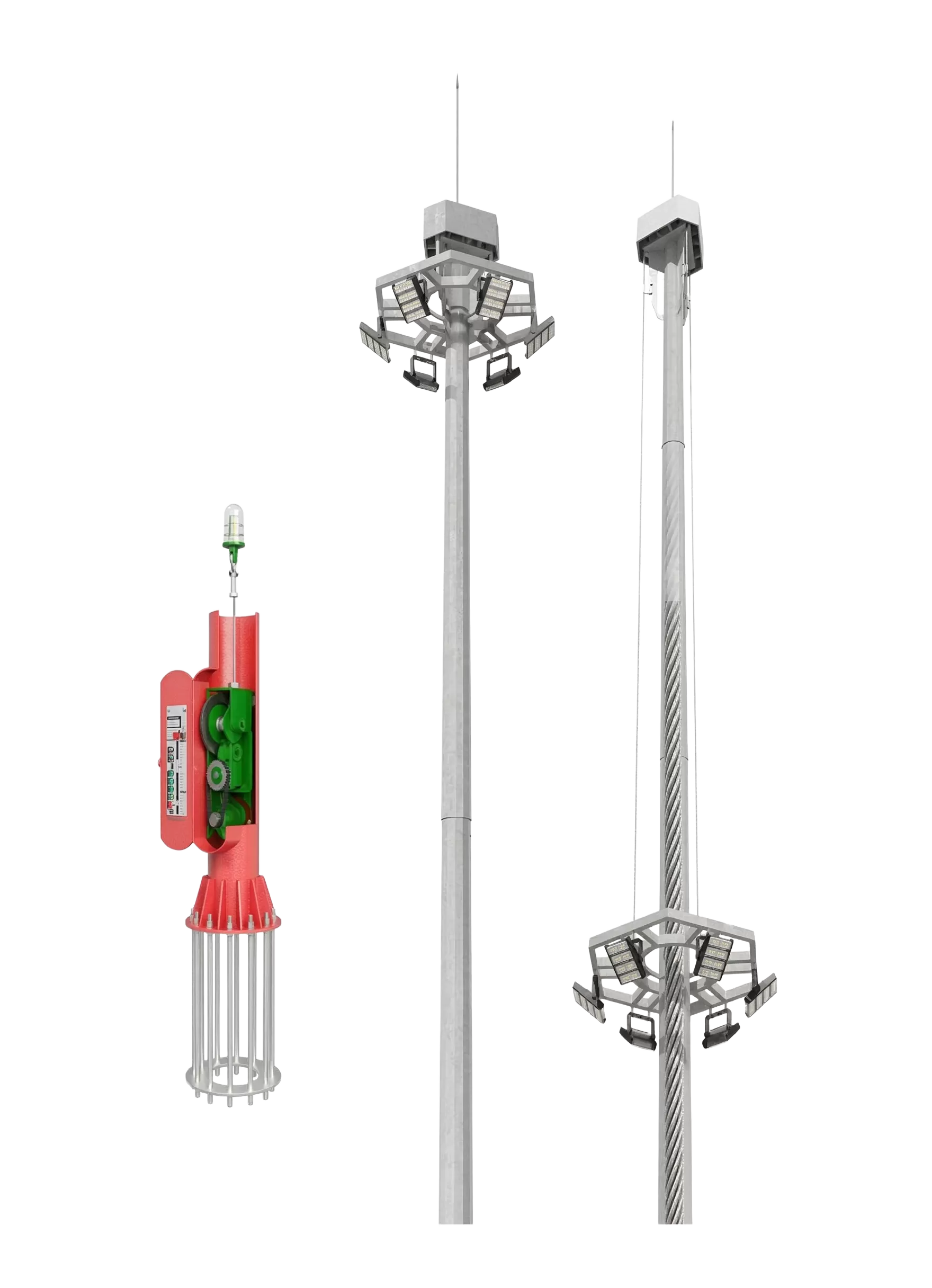 High Mast with Lifting System