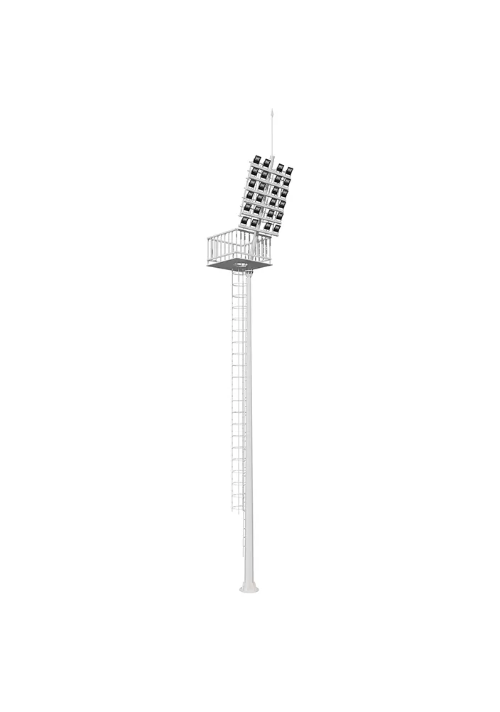 high mast with safety cage ladder price