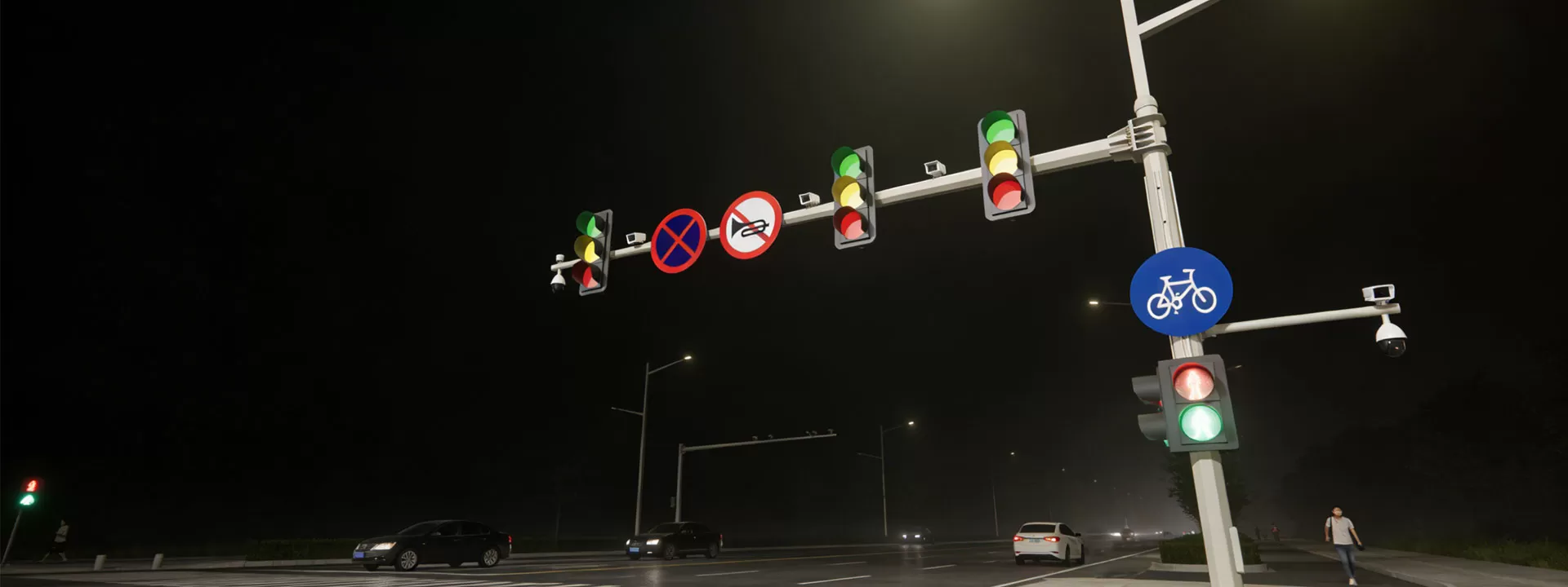 How to Maintain Street Light Poles with Signal Lights?