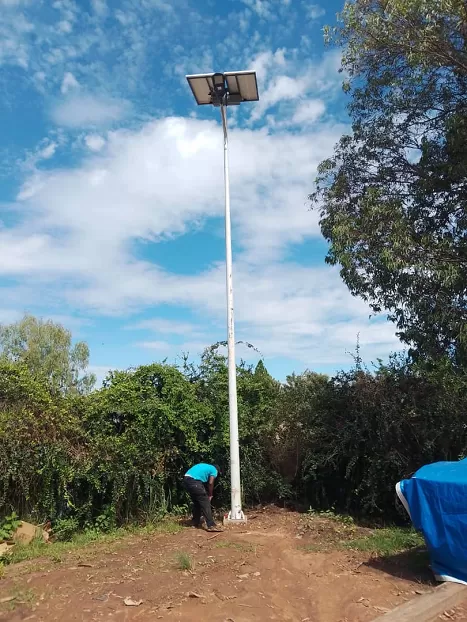 Abuja Airport International OEM Case of Smart Solar Street Lights 