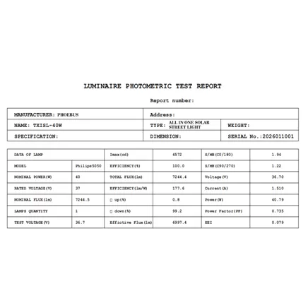 Light Source Photoelectric Performance Inspection