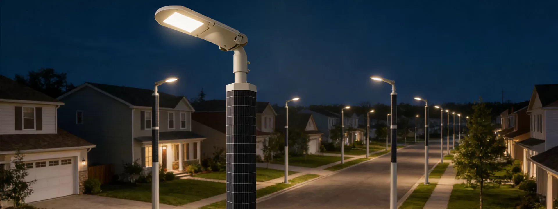 Manufacturing Process of Hexagonal Solar Pole Lights: