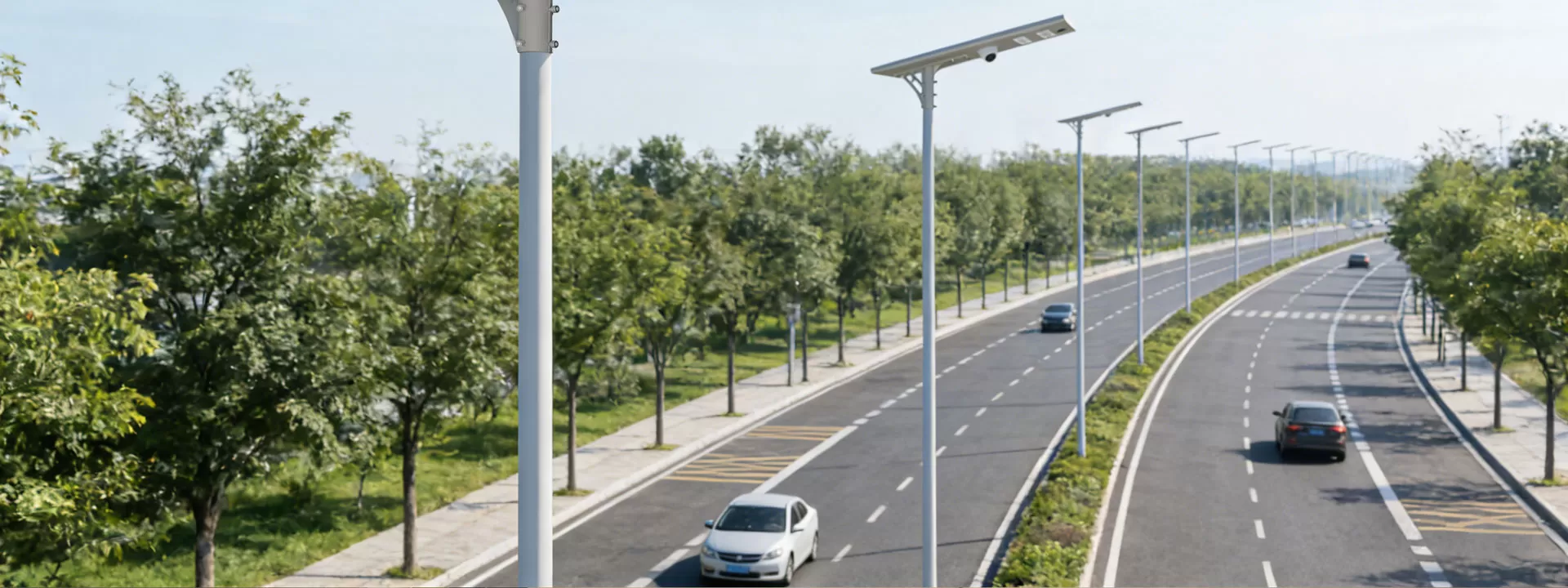 Product Application of All-in-One Solar Street Light with CCTV