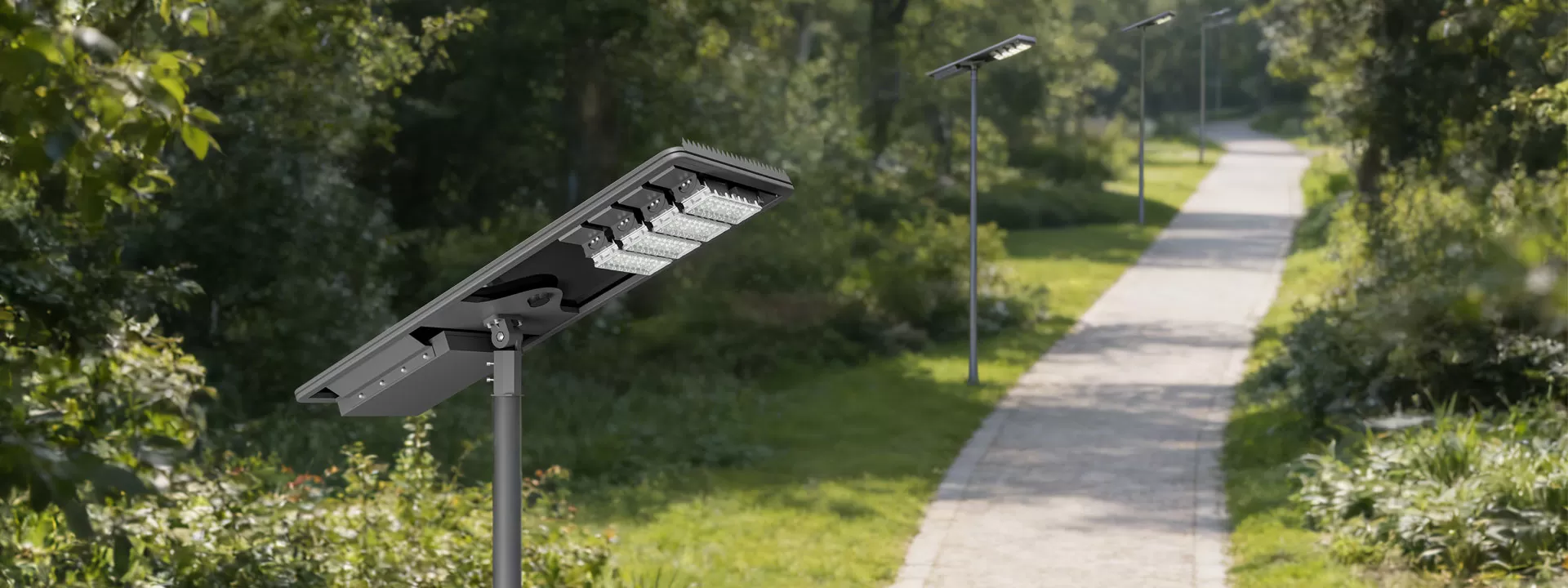Product Application of New All-in-One Solar Street Light