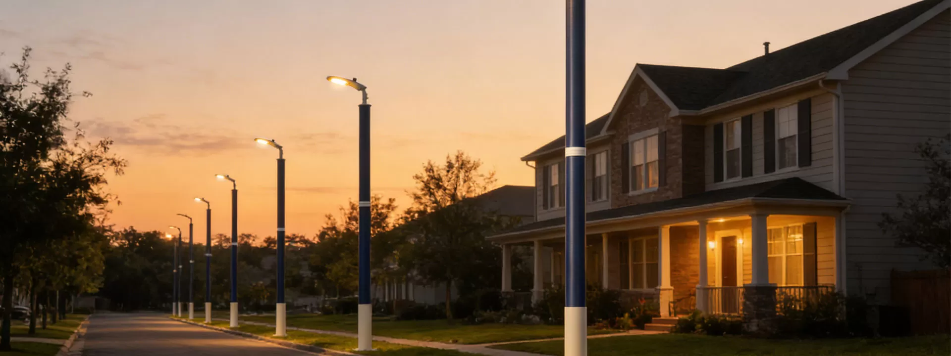 Product Applications of CIGS Solar Pole Light