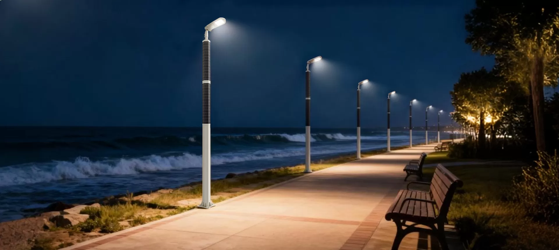 Solar Pole Light
